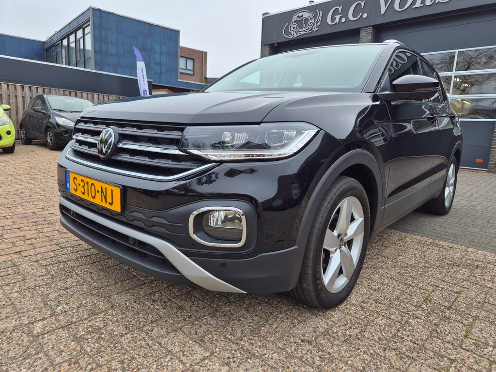 Volkswagen T-Cross 1.0 TSI Style Navi pdc, Voorwielaandrijving, T-Cross, Euro 6, Zwart