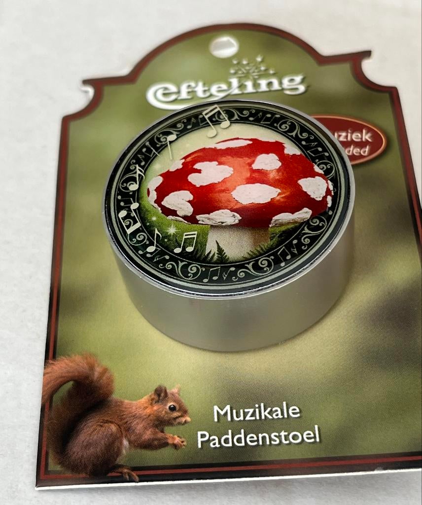 Efteling Muzikale Paddenstoel Button/Speldje - Nieuw, Verzamelen, Efteling, Ophalen of Verzenden, Nieuw, Button of Speldje