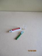 poppenhuis tandpasta en borstel + glas van kunststof, Ophalen of Verzenden, Zo goed als nieuw, Decoratie