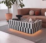 Design salontafel met Marokkaanse tegels – handgemaakt, Ophalen of Verzenden