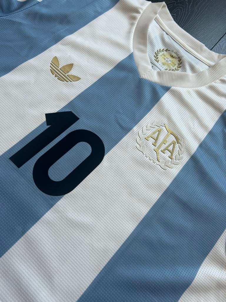 Argentinië Voetbal Shirt (L) #10 MESSI, Sport en Fitness, Voetbal, Maat L, Ophalen of Verzenden, Zo goed als nieuw, Shirt