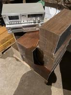 Technics M205 en RS-B605 cassettedecks met radio en boxen, Ophalen, Enkel, Overige merken, Tape counter