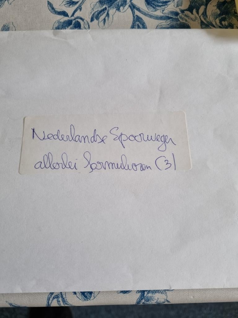 Nederlandse Spoorwegen: allerlei formulieren en kaartjes, Ophalen of Verzenden, Gebruikt, Trein, Overige typen