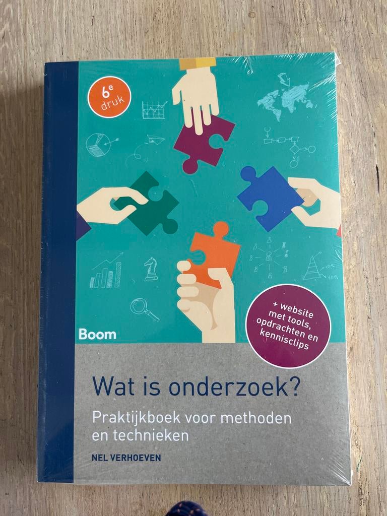 Wat is onderzoek? 6e druk - Nel Verhoeven, Boeken, Ophalen of Verzenden, Gamma, Nieuw, Niet van toepassing