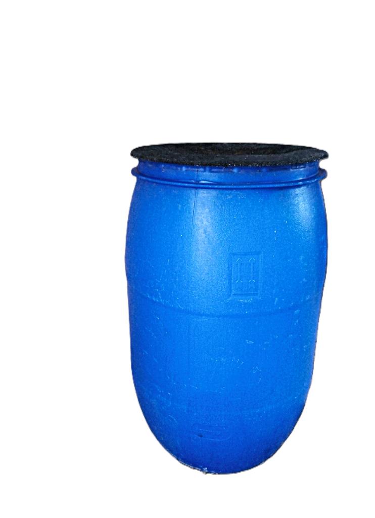 blauwe regenton *120 L*-stabiel model +metalen afvoerbuis, Tuin en Terras, Regentonnen, 75 tot 150 liter, Ophalen, Gebruikt, Kunststof