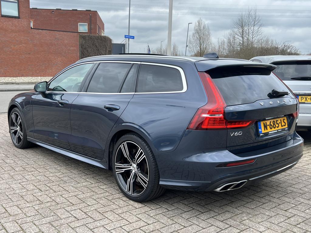 Volvo V60 2.0 T6 Recharge AWD Inscription Trekhaak Panoramad, Automaat, Gebruikt, Blauw, 340 pk