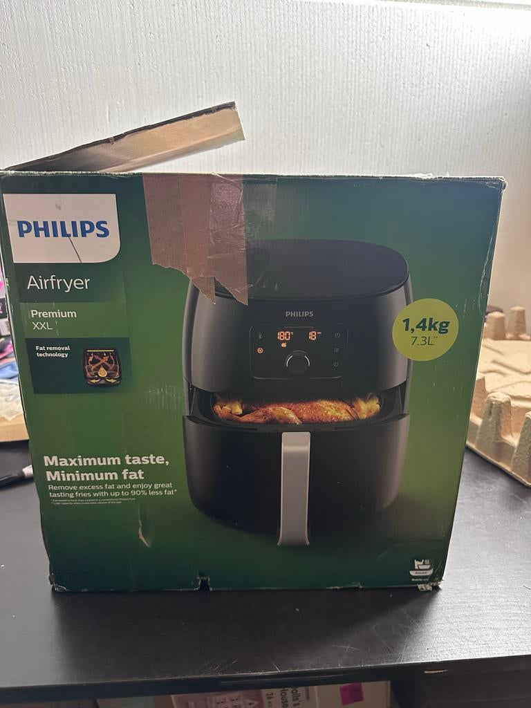 Nieuwe Philips Airfryer XXL Premium - 1.4kg/7.3L, Witgoed en Apparatuur, Airfryers, Nieuw, Ophalen of Verzenden, ., 1000 t/m 1499 gram