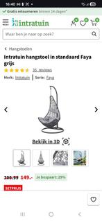 Intratuin hangstoel Faya grijs, Ophalen
