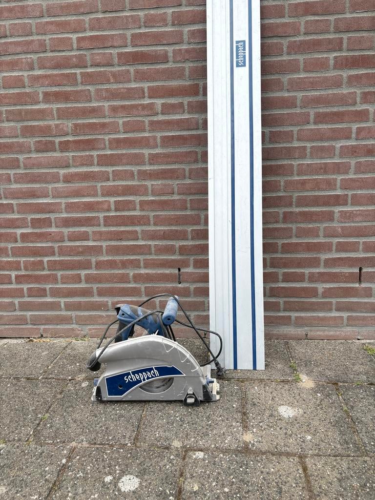 Scheppach Invalcirkelzaag met geleiderail, Ophalen of Verzenden, Gebruikt, Invalzaag