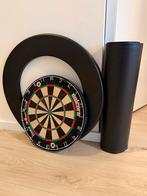 Complete Dart Setup met Verlichting en Accessoires, Ophalen, Gebruikt, Dartbord met pijlen
