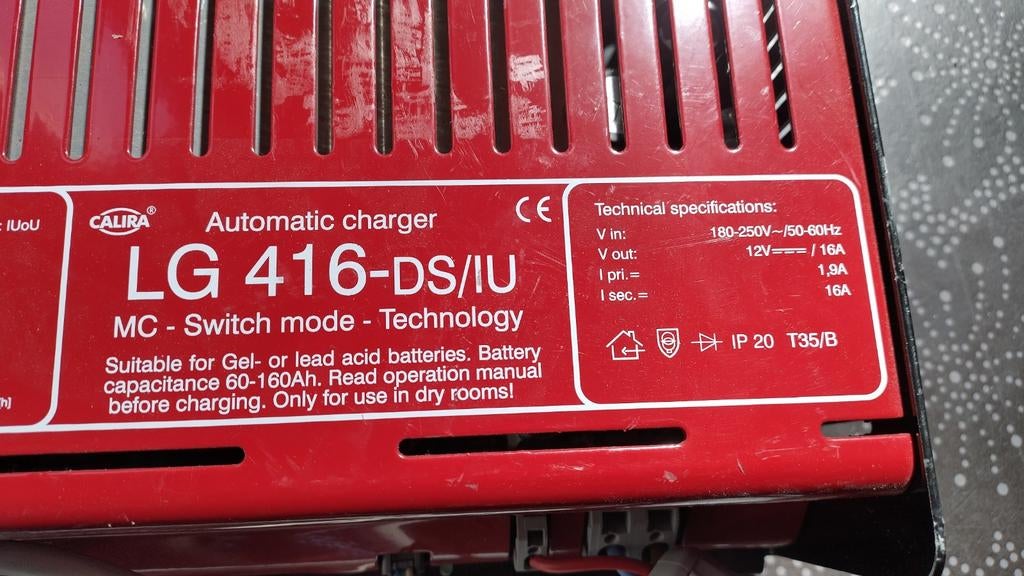 Calira LG 416-DS/IU Automatische Acculader, Ophalen of Verzenden