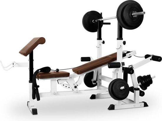 Klarfit Workout Hero 3000 - Multifunctionele halterbank, Sport en Fitness, Fitnessmaterialen, Ophalen, Zo goed als nieuw, Fitnessbank