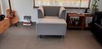 Fauteuil / stoel met hocker Gelderland, Ophalen, Modern Design, 75 tot 100 cm, Zo goed als nieuw