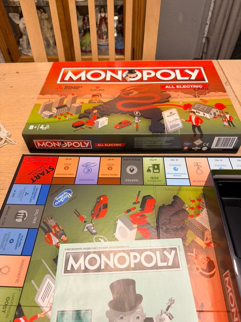 Monopoly all electric zgan, Ophalen of Verzenden, Zo goed als nieuw