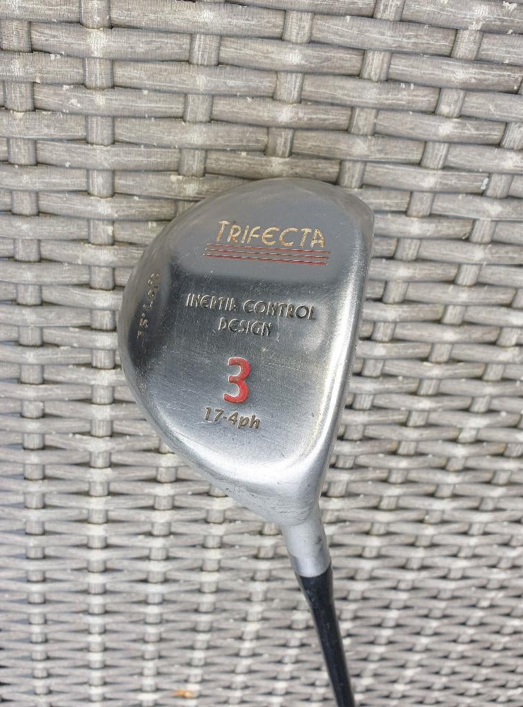 Golfclub Wood 3 Trifecta club 15 loft stainless steel rechts, Ophalen of Verzenden, Gebruikt, Club, Overige merken