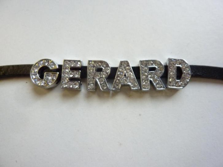 SHUIFLETTERS - LEERSCHUIVERS met strass steentjes, Hobby en Vrije tijd, Kralen en Sieraden maken, Nieuw, Hanger, Ophalen of Verzenden