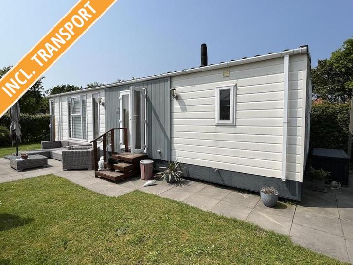 Ultimate kunststof winterhard chalet bj 2016 unieke indeling, Caravans en Kamperen, Stacaravans, tot en met 4