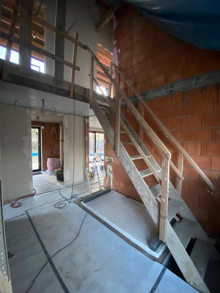 Bouwtrap met leuningen voor verdieping 292cm, Doe-het-zelf en Verbouw, Ladders en Trappen, Ophalen, Gebruikt, Trap, 2 tot 4 meter
