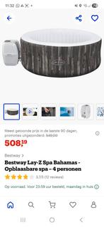 Bestway Lay-Z-spa Bahamas, Tuin en Terras, Ophalen of Verzenden, Gebruikt, Pomp