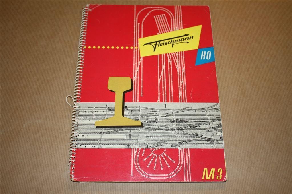 Catalogus - Fleischmann HO M3 - Railplannen - Ca 1965, Wisselstroom, Gebruikt, Wagon, Ophalen of Verzenden