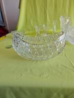 Vintage kristallen schaal, Ophalen of Verzenden