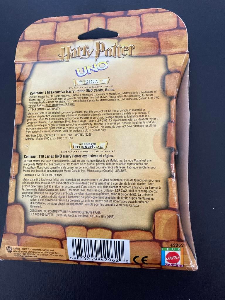 Acheter Uno Harry Potter - Jeu de société - Mattel