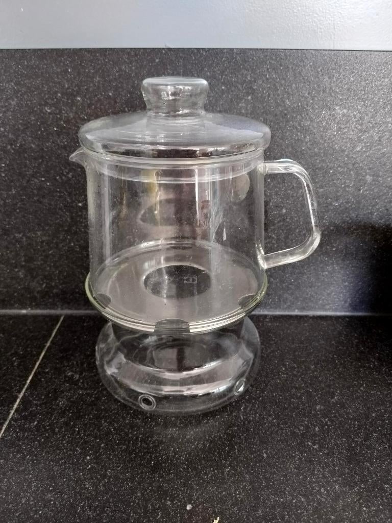 Theepot Douwe Egberts, Huis en Inrichting, Keuken | Servies, Ophalen, Overige typen, Overige stijlen, Glas