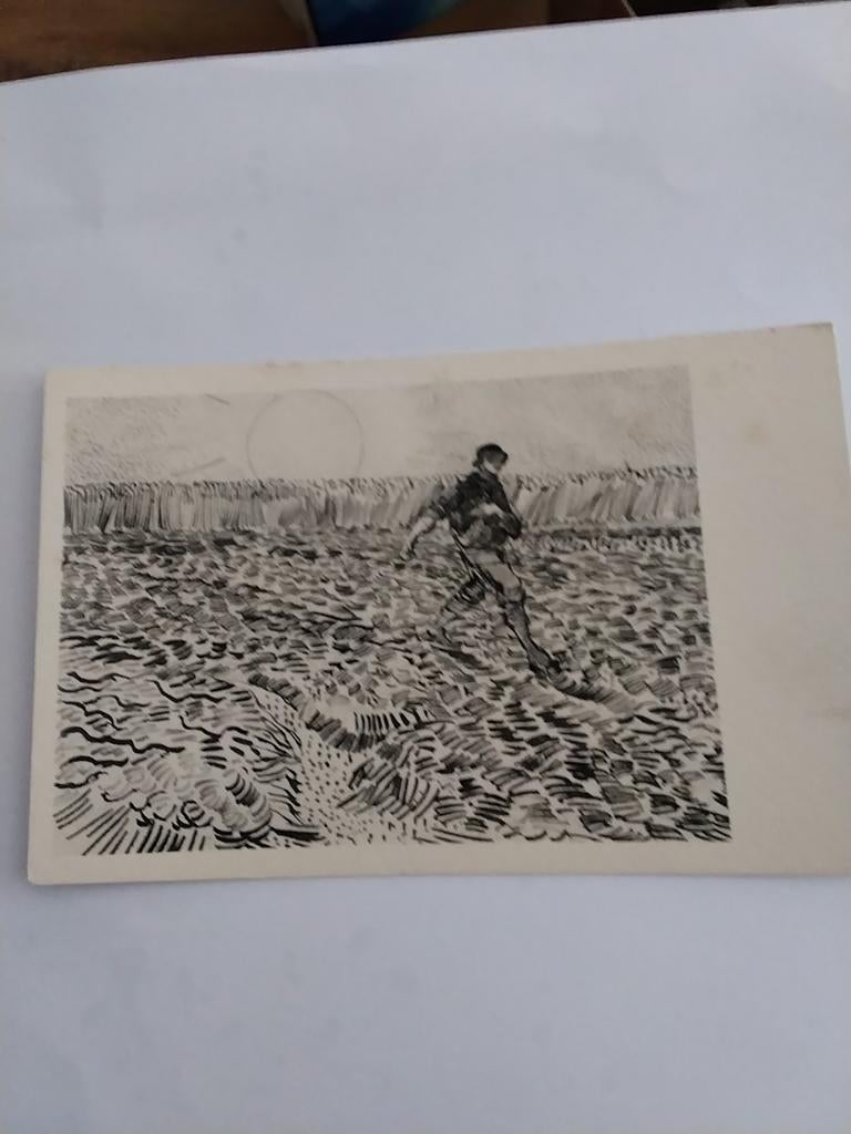 VINCENT VAN GOGH .  / DE ZAAIER, Verzamelen, Ophalen of Verzenden, Voor 1920, Sterren en Beroemdheden