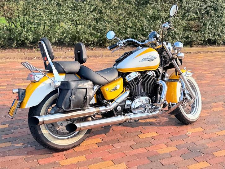Honda VT1100 C2 Shadow uit 2000 - Gele chopper met details, Motoren, Motoren | Honda, Particulier, Chopper, meer dan 35 kW, 2 cilinders