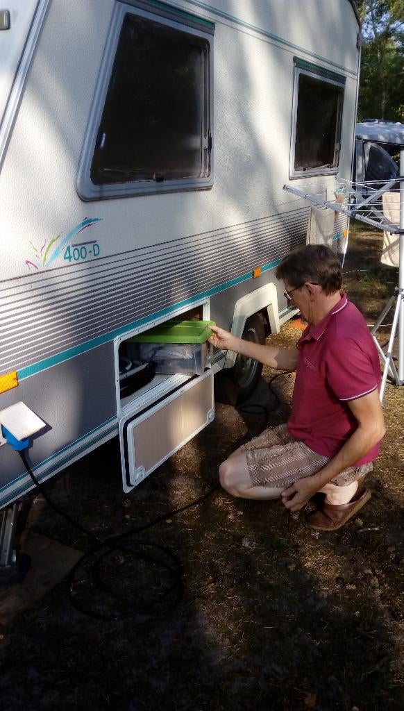 caravan Beijerland Vitesse 400D 1996, Caravans en Kamperen, Vast bed, Particulier, Luifel, Beyerland