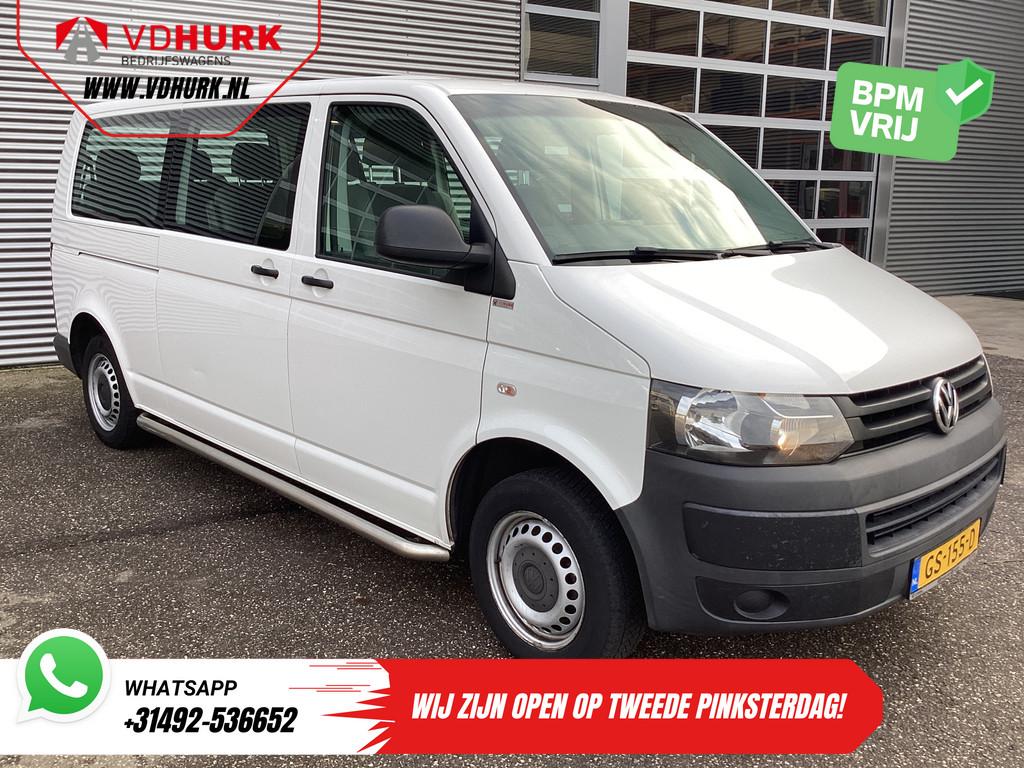 Volkswagen Transporter 2.0 TDI L2 EXPORT MARGE 9 Persoons/ C, Auto's, Bestelauto's, Voorwielaandrijving, Euro 5, Gebruikt, 8 stoelen