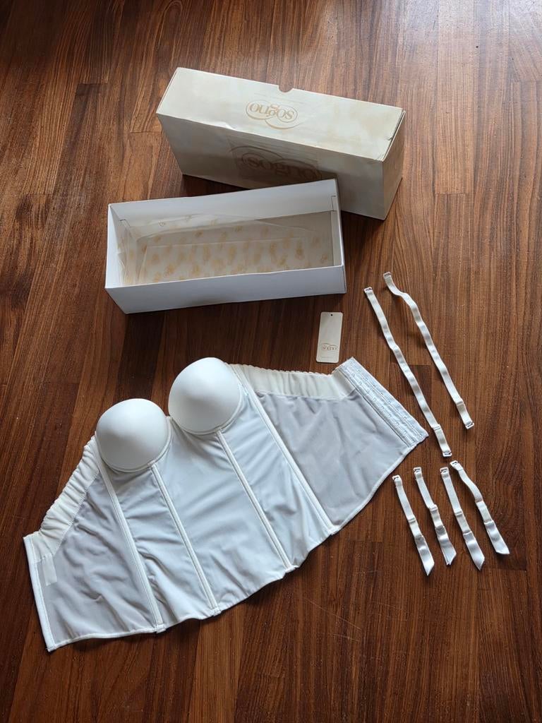 Sogno bustier met lage rug 42 B, Sogno, Ophalen of Verzenden, Wit, BH