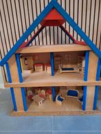Poppenhuis, hout, Ophalen of Verzenden, Gebruikt, Poppenhuis