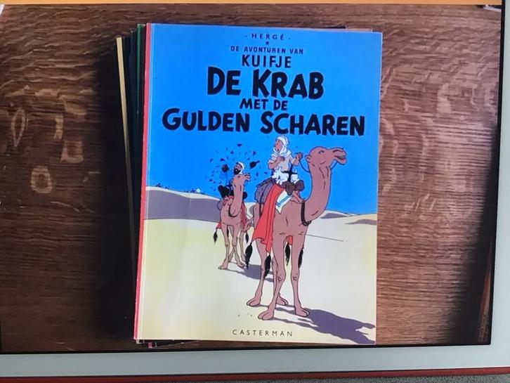 7 Kuifje stripboeken, Boeken, Stripboeken, Gelezen, Meerdere stripboeken, Ophalen of Verzenden