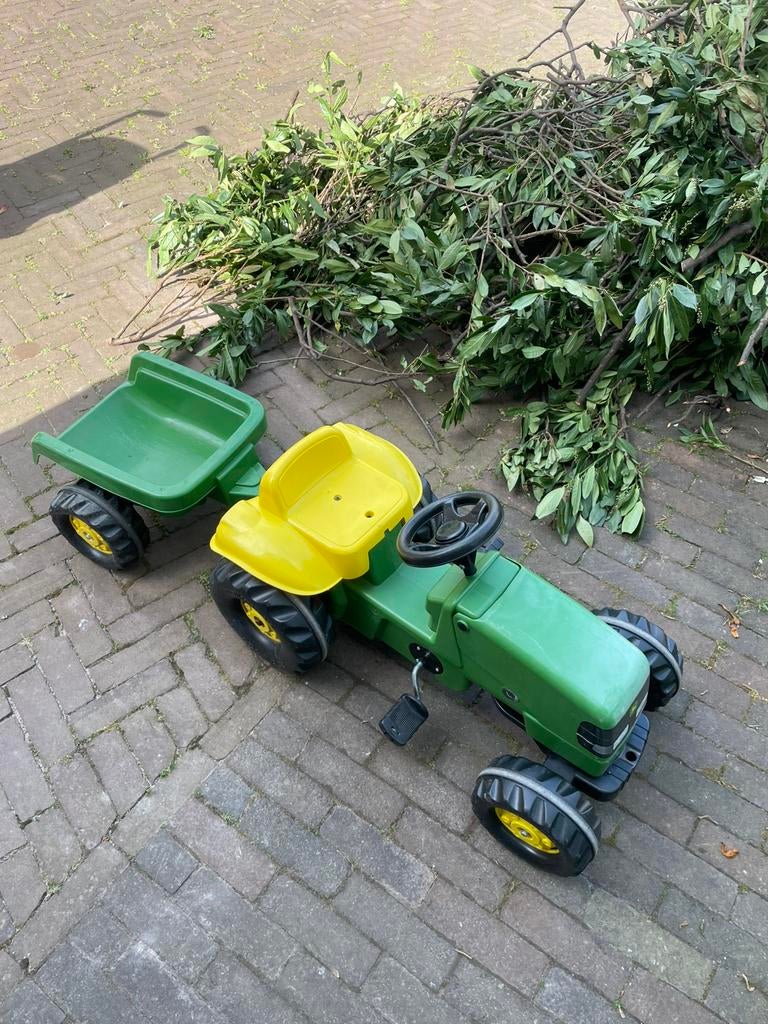 John Deere traptrekker tractor, Ophalen, Gebruikt, Trapvoertuig