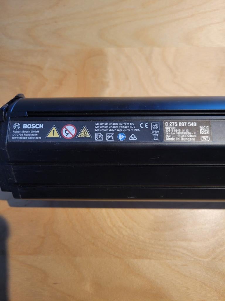 Bosch powertube 500 fietsaccu, Ophalen of Verzenden