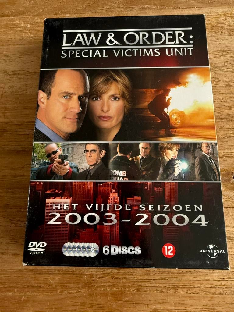 Law & Order: Special Victims Unit svu complete jaar 5, Cd's en Dvd's, Dvd's | Tv en Series, Vanaf 12 jaar, Verzenden, Gebruikt
