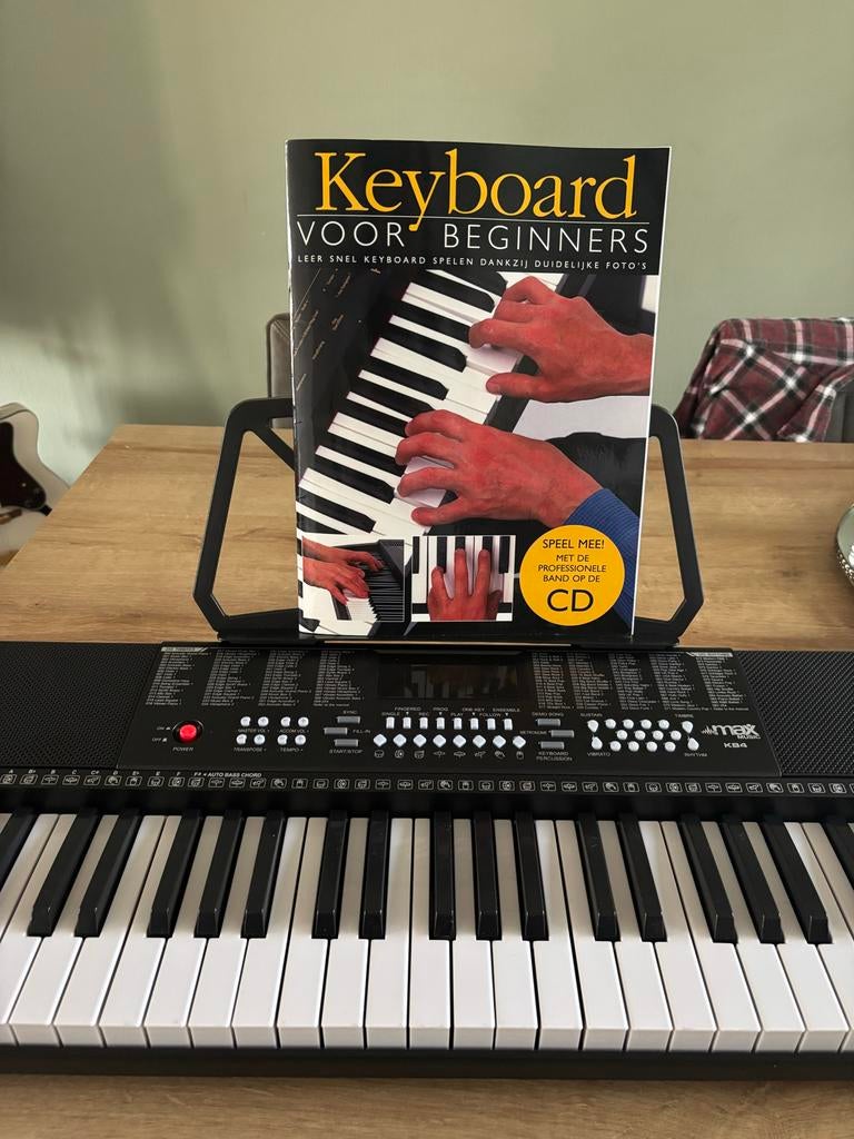 Max Music KB4 Keyboard met 61 toetsen en leerfunctie, Overige merken, 61 toetsen, Ophalen of Verzenden, Zo goed als nieuw