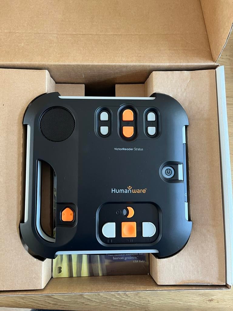 Humanware VictorReader Stratus cd speler met luisterboek, Ophalen of Verzenden, Zo goed als nieuw, Overige merken, Draagbaar