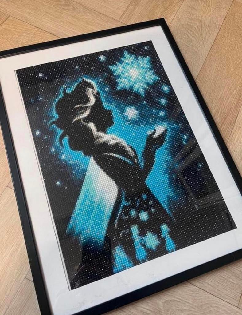 Frozen Diamond Painting 30cm x 40cm, Antiek en Kunst, Kunst | Schilderijen | Modern, Ophalen of Verzenden