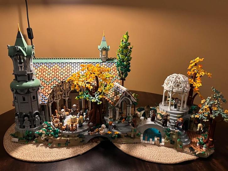 Lego 10316 - Rivendell LOTR, Kinderen en Baby's, Speelgoed | Duplo en Lego, Zo goed als nieuw, Lego, Complete set, Ophalen of Verzenden