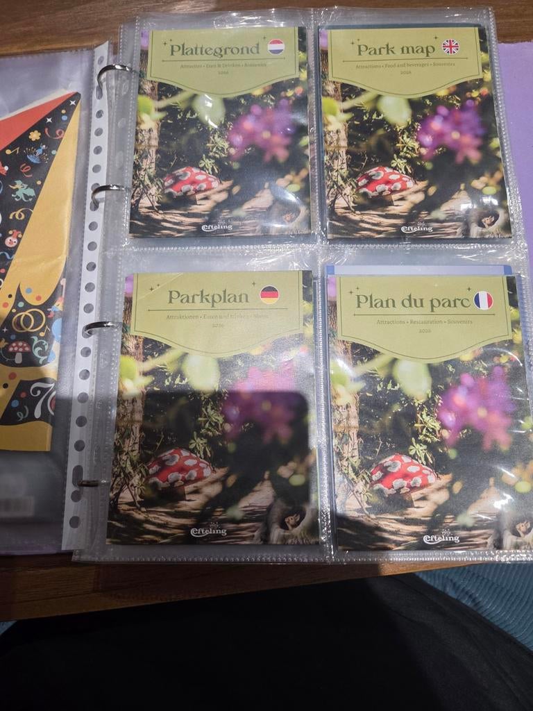 Efteling plattegronden te koop   OOK TE RUIL, Verzamelen, Efteling, Ophalen of Verzenden, Zo goed als nieuw