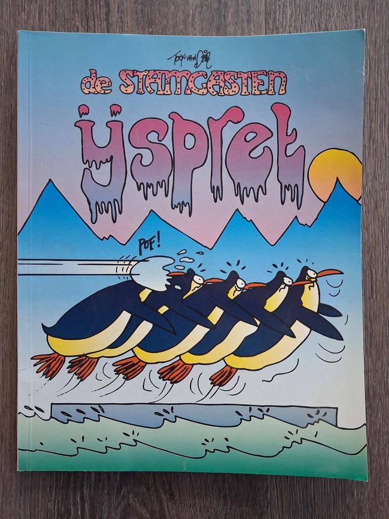 De Stamgasten - Ijspret, Gelezen, Eén stripboek, Ophalen of Verzenden, Toon van Driel