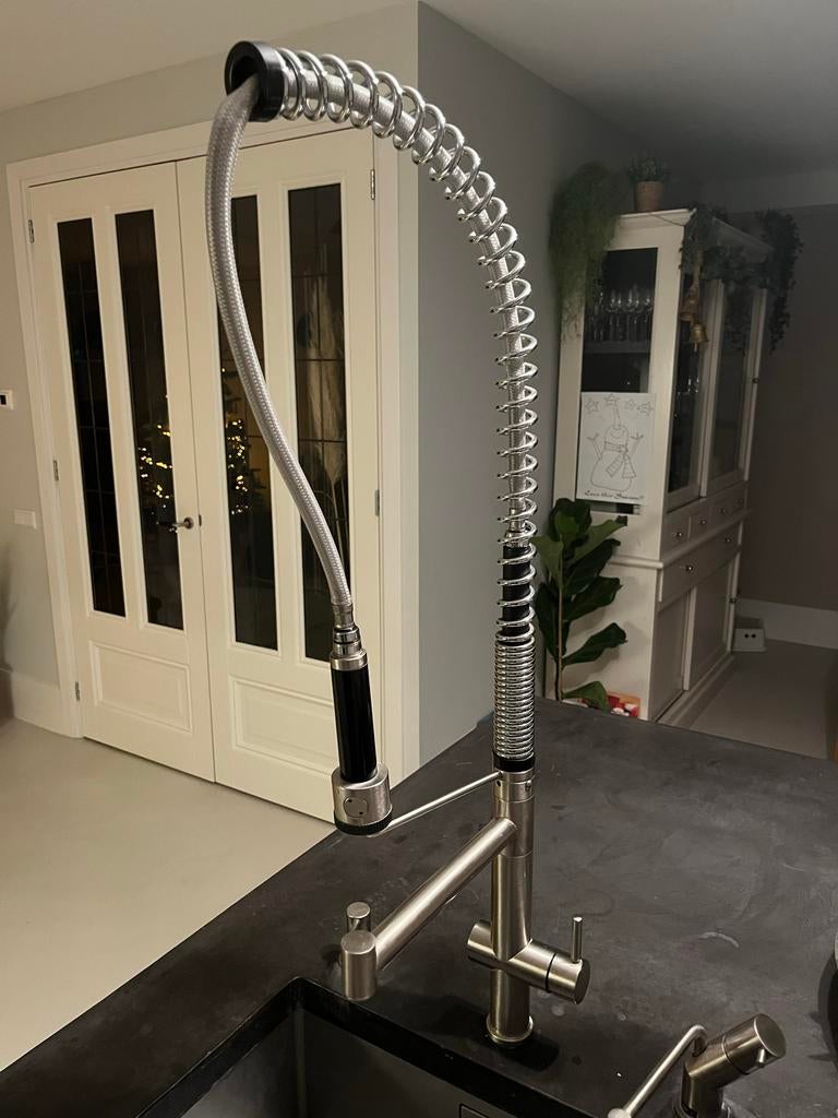 Luxe Gessi OXYGENE HI TECH Keukenkraan -Onderdelen/Reparatie, Gebruikt, Ophalen of Verzenden, Minder dan 100 cm, Grijs