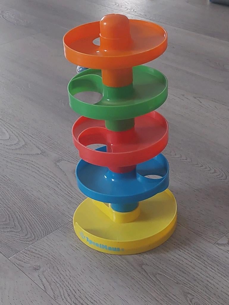 Spielmaus Ballentoren - Kleurrijke Ballenbaan voor Baby's, Ophalen of Verzenden, Gebruikt, Overige typen