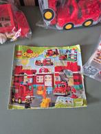 Duplo 10593 brandweerkazerne, Ophalen of Verzenden, Zo goed als nieuw, Complete set, Duplo
