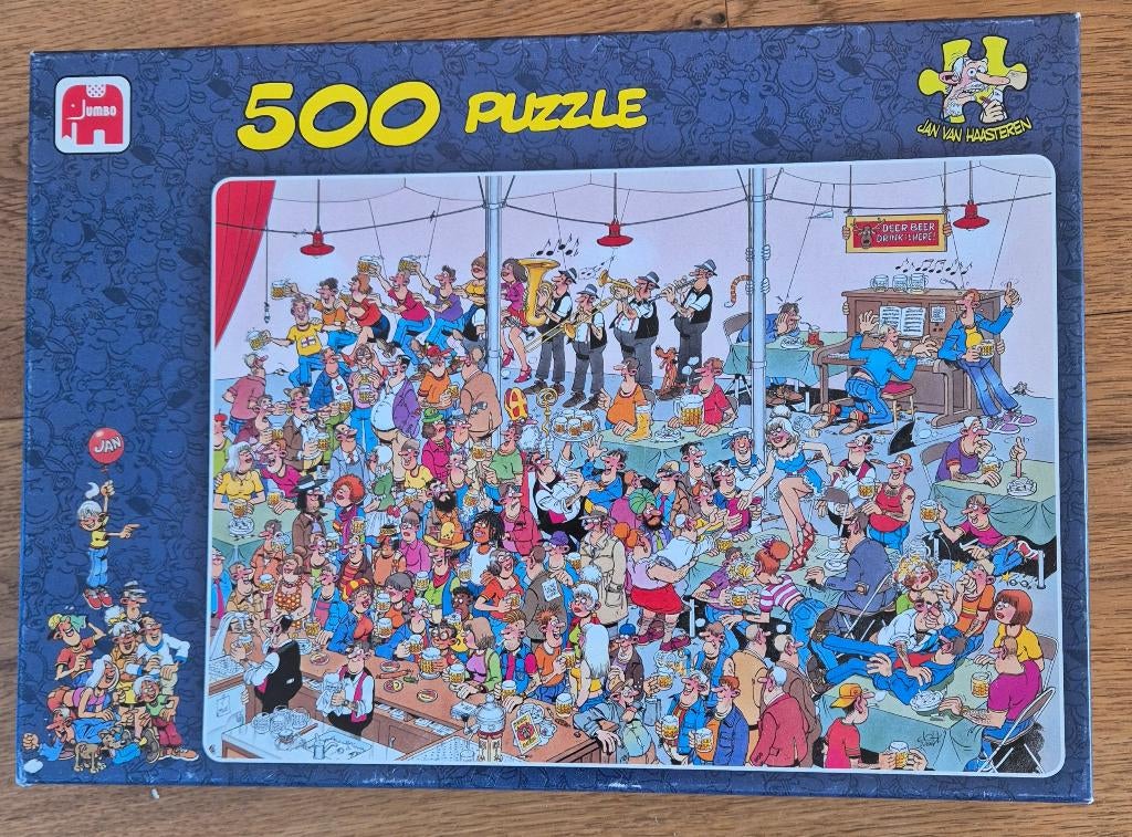 Jan van Haasteren puzzels, Ophalen, 500 t/m 1500 stukjes, Zo goed als nieuw, Legpuzzel
