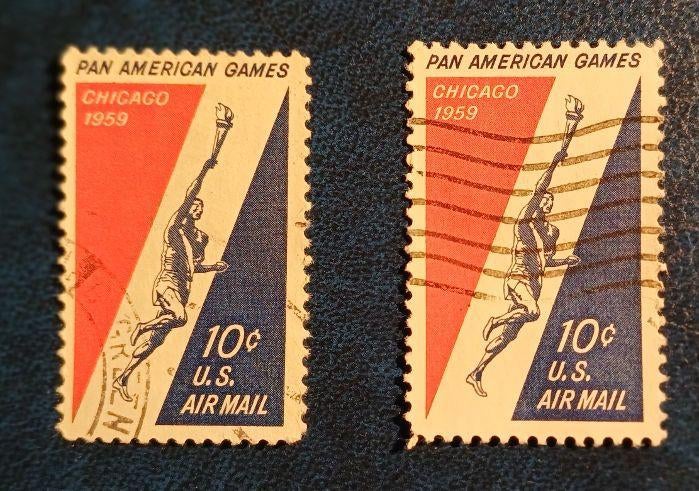 USA 1959 luchtpost, Ophalen of Verzenden, Gestempeld, Noord-Amerika