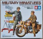 Tamiya 1:35 #35241 WWII German Motorcycle Orderly Set, 1:32 tot 1:50, Overige typen, Nieuw, Ophalen of Verzenden
