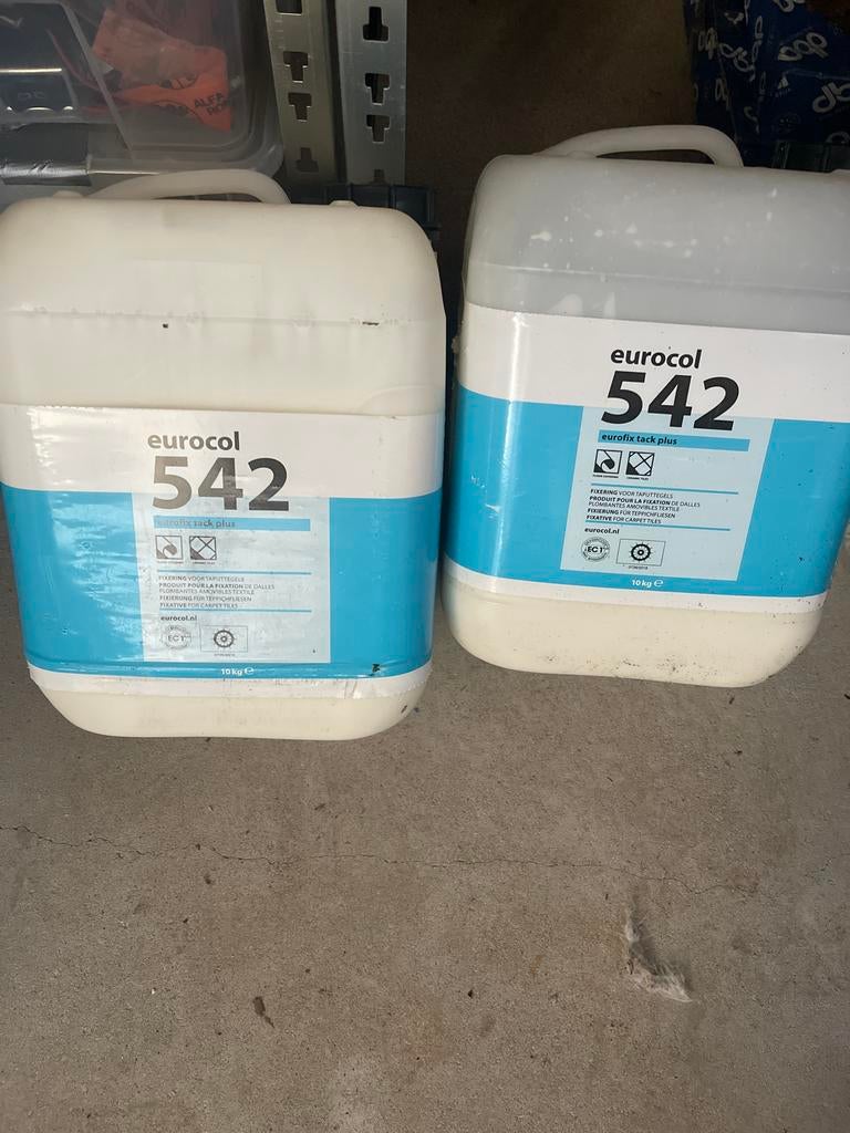 Eurofix 542: Fixering voor tapijttegels en PVC-vloeren, Ophalen, Nieuw, 10 m² of meer, Vloertegels